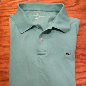 Mens Light Soft Green - Vineyard Vines Polo - Large